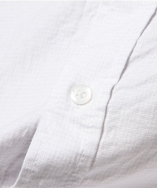 MEN'S BIGI(メンズビギ)の「パナマドビー半袖シャツ/JAPAN MADE(日本製)(シャツ/ブラウス・メンズ・ホワイト/ネイビー/ピンク・S/M/L)」の10枚目の写真