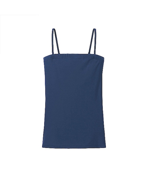 UNIQLO(ユニクロ)の「WOMEN エアリズムチューブトップ(その他アンダーウェア/インナー・レディース・BLACK 09/NAVY 69・M/S)」の2枚目の写真