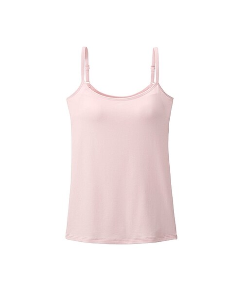 UNIQLO（ユニクロ）の「エアリズム汗取りブラキャミソール（ブラジャー・レディース・NAVY 69/WHITE 00/BLUE 61/BLACK 09/BEIGE 32/PINK 10・S/M/XXL/L/XL/3XL）」の6枚目の写真
