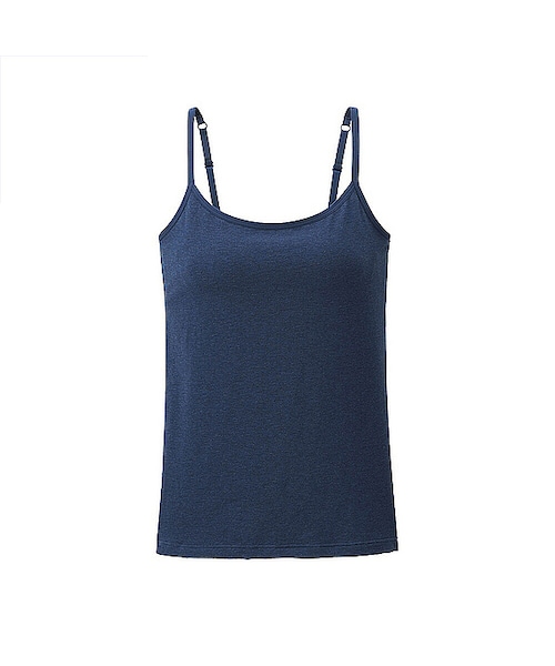 UNIQLO（ユニクロ）の「WOMEN ブラキャミソール＋（ブラジャー・レディース・GRAY 03/PINK 11/BLACK 09/WHITE 00/BLUE 68・XL/S/M/L）」の4枚目の写真
