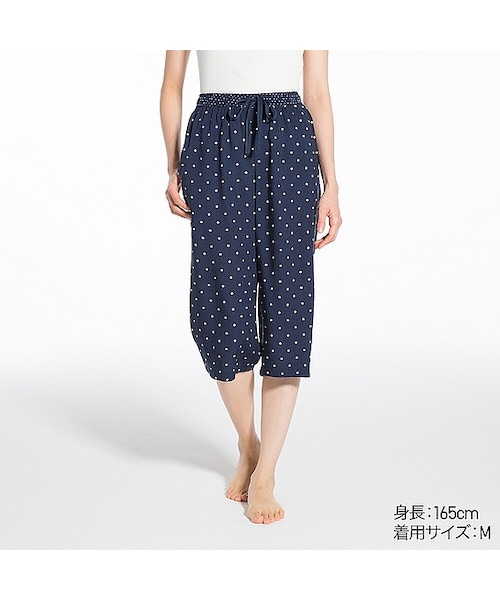 UNIQLO（ユニクロ）の「WOMEN リラコ（ドット・クロップド）（ルーム