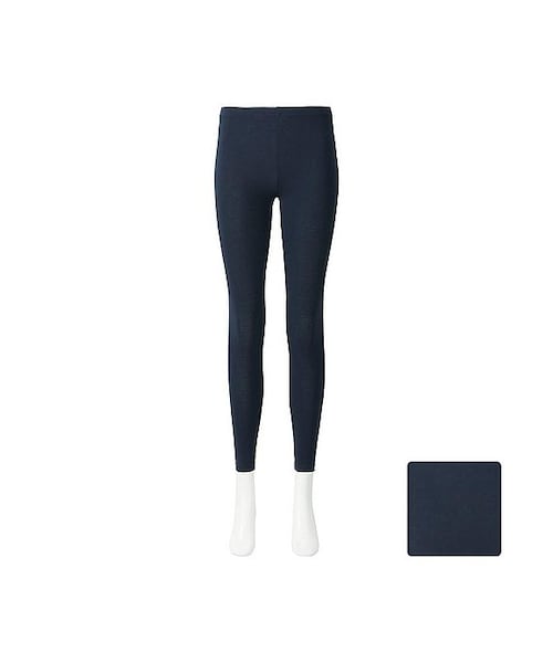UNIQLO（ユニクロ）の「レギンス（10分丈）（レギンス/スパッツ・レディース・BLACK 09/LIGHT GRAY 02/NAVY 69/DARK GRAY 08・M/L/S/XL/XXL）」の4枚目の写真