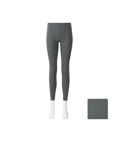 UNIQLO（ユニクロ）の「レギンス（10分丈）（レギンス/スパッツ・レディース・BLACK 09/LIGHT GRAY 02/NAVY 69/DARK GRAY 08・M/L/S/XL/XXL）」の3枚目の写真