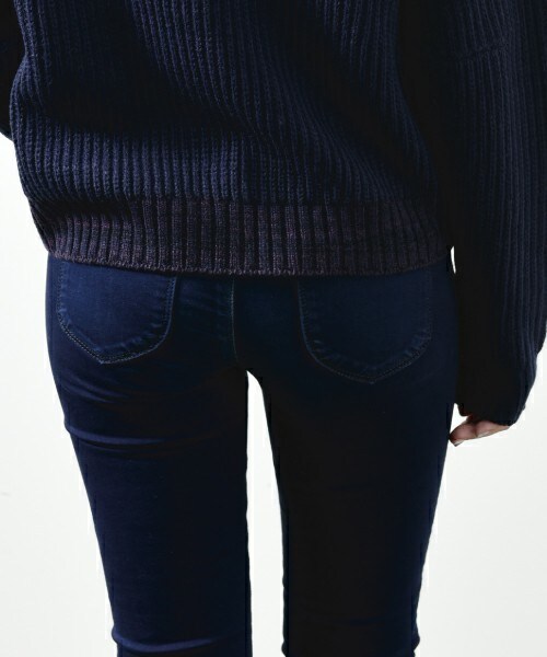 Lee(リー)の「 【Lee】WINTER SKINNY (デニムパンツ・レディース・ブラック/インディゴブルー・36/38)」の5枚目の写真