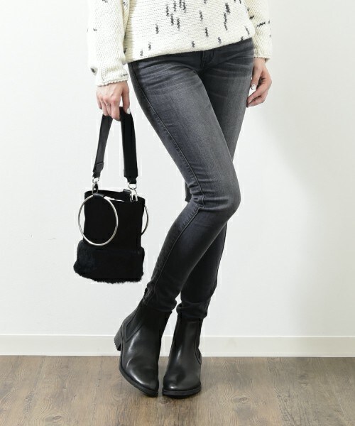 Lee(リー)の「 【Lee】WINTER SKINNY (デニムパンツ・レディース・ブラック/インディゴブルー・36/38)」の1枚目の写真