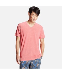 UNIQLO | MEN ドライカラーVネックT（半袖）(Tシャツ/カットソー)