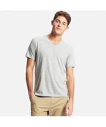 UNIQLO | MEN ドライカラーVネックT（半袖）(Tシャツ/カットソー)