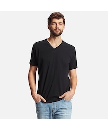 UNIQLO | MEN ドライカラーVネックT(半袖)(Tシャツ/カットソー)