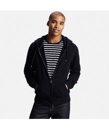 UNIQLO | MEN スウェットフルジップパーカ（長袖）(パーカー)