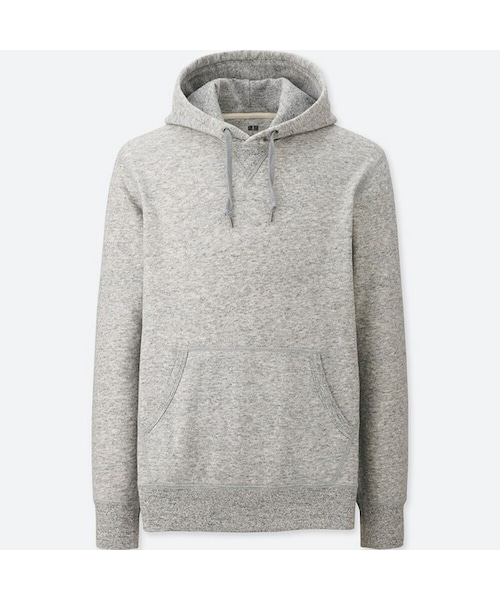 UNIQLO（ユニクロ）の「スウェットプルパーカ（長袖）（パーカー・メンズ・NAVY 69/OFF WHITE 01/BLACK 09/GRAY 03・L/M/3XL/XL/XXL/S/4XL）」の4枚目の写真