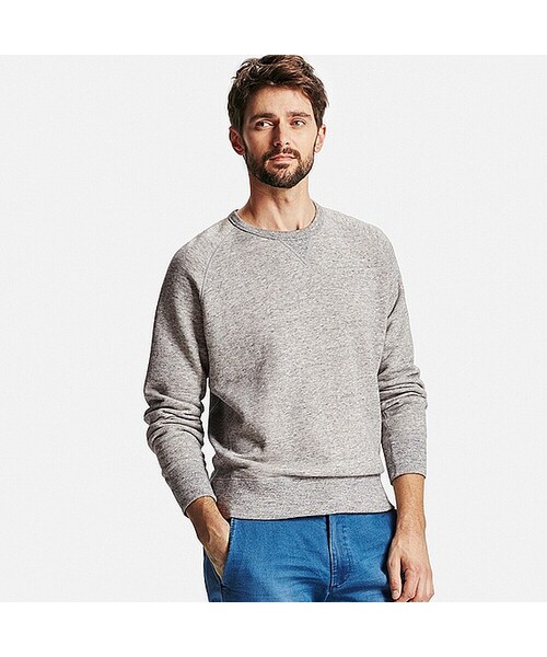 UNIQLO（ユニクロ）の「スウェットシャツ（長袖）（パーカー・メンズ・BLACK 09/BLUE 64/NAVY 69/GRAY 03・XS/S/XL/4XL/L/M/XXL/3XL）」の2枚目の写真