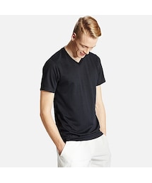 UNIQLO | MEN ドライEXVネックT（シャドー・半袖）(Tシャツ/カットソー)