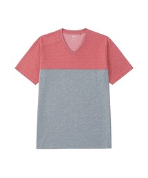 UNIQLO | MEN ドライEXVネックT（コットンライク・半袖）(Tシャツ/カットソー)