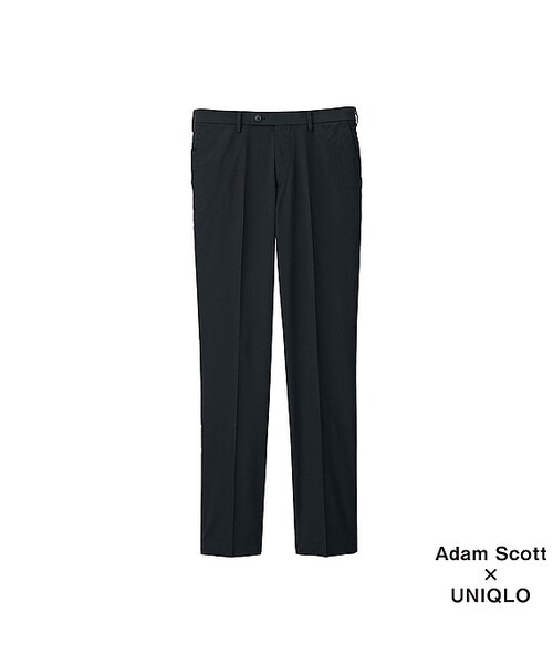 UNIQLO（ユニクロ）の「MEN ドライストレッチパンツ（その他パンツ・メンズ・WHITE 00/BLACK 09/BEIGE 32/NAVY 69・73/76/79/82/85/88/91/115/120/70/95/100/105/110）」の3枚目の写真