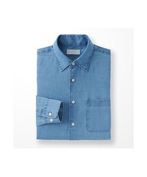 UNIQLO | MEN プレミアムリネンシャツ（長袖）(シャツ/ブラウス)