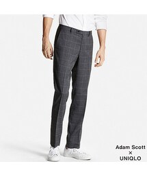UNIQLO | MEN ドライストレッチパンツ（柄・ウールライク）(その他パンツ)