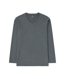 UNIQLO | MEN ソフトタッチVネックT（長袖）＋(Tシャツ/カットソー)