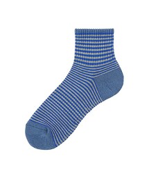 UNIQLO | MEN パイルボーダーアンクルソックス(ソックス/靴下)