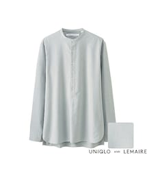 UNIQLO | MEN オックスフォードスタンドカラーシャツ（長袖）(シャツ/ブラウス)