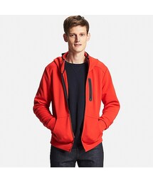 UNIQLO NK ドライストレッチスウェットパーカー　ブルー UNIQLO（ユニクロ）の「ドライストレッチスウェットパーカ（長袖