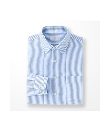 UNIQLO | MEN プレミアムリネンストライプシャツ（長袖）(シャツ/ブラウス)