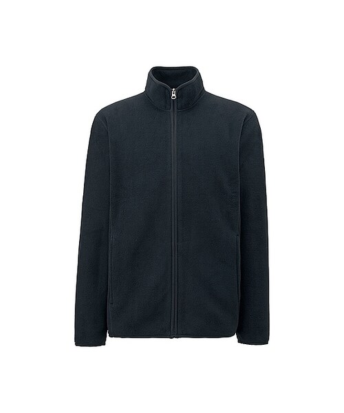 UNIQLO（ユニクロ）の「MEN フリースフルジップジャケット（長袖）（その他アウター・メンズ・WINE 18/BLACK 09/DARK GREEN 58/OLIVE 57/BLUE 68/WINE 19/GRAY 03/BLUE 67/BEIGE 31・XS）」の2枚目の写真