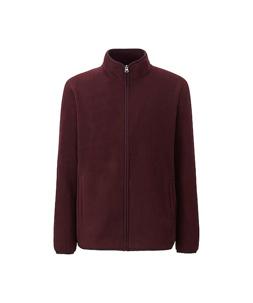 UNIQLO（ユニクロ）の「MEN フリースフルジップジャケット（長袖）（その他アウター・メンズ・WINE 18/BLACK 09/DARK GREEN 58/OLIVE 57/BLUE 68/WINE 19/GRAY 03/BLUE 67/BEIGE 31・XS）」の9枚目の写真