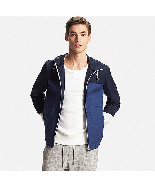 UNIQLO(ユニクロ)の「MEN コットンフルジップパーカ(ブルゾン・メンズ・GREEN 54/DARK GREEN 58/NAVY 69/BLUE 68/WHITE 00/YELLOW 48・XS/3XL/XXL/4XL/S)」の5枚目の写真