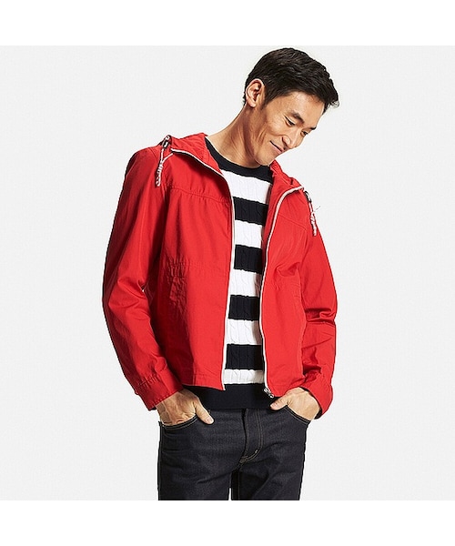 UNIQLO(ユニクロ)の「MEN コットンフルジップパーカ(ブルゾン・メンズ・RED 16・XXL/3XL/S)」の1枚目の写真