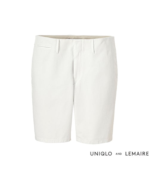 UNIQLO（ユニクロ）の「MEN チノショートパンツ＋E（その他パンツ・メンズ・BLUE 66/OFF WHITE 01/BEIGE 31・L/M/S）」の2枚目の写真