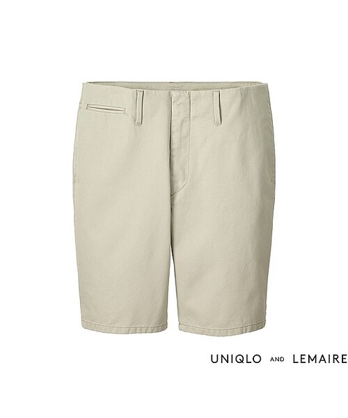 UNIQLO（ユニクロ）の「MEN チノショートパンツ＋E（その他パンツ・メンズ・BLUE 66/OFF WHITE 01/BEIGE 31・L/M/S）」の3枚目の写真