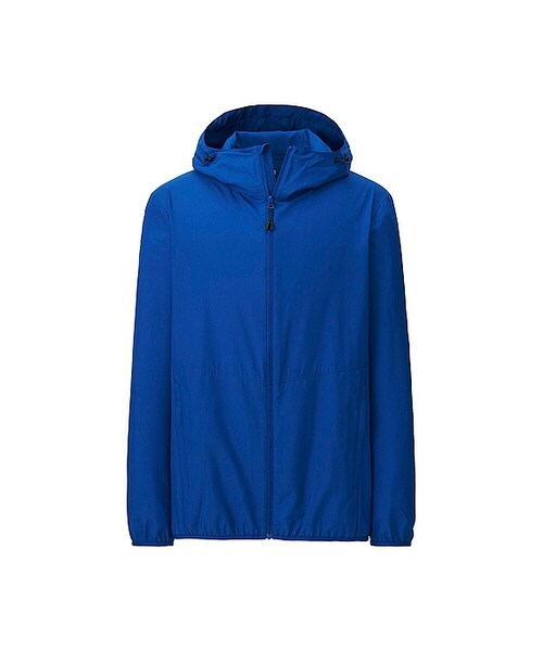 UNIQLO(ユニクロ)の「MEN ポケッタブルパーカ(ブルゾン・メンズ・LIGHT GRAY 02/BLUE 68/BLUE 65/BLACK 09・XL/M/S/L)」の4枚目の写真