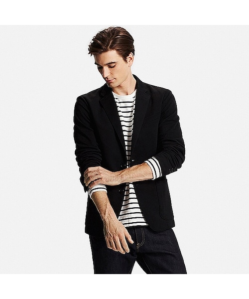 UNIQLO(ユニクロ)の「MEN コンフォートジャケット(その他アウター・メンズ・DARK GRAY 08/BLACK 09/GRAY 03・XL/M/S/4XL/L)」の2枚目の写真