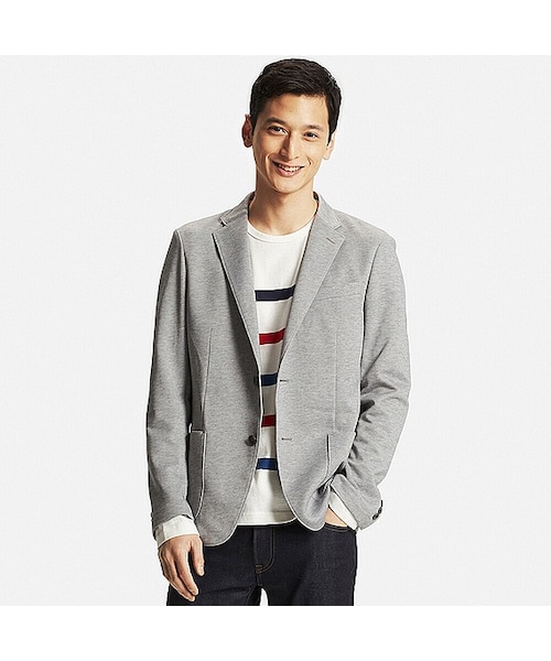 UNIQLO(ユニクロ)の「MEN コンフォートジャケット(その他アウター・メンズ・DARK GRAY 08/BLACK 09/GRAY 03・XL/M/S/4XL/L)」の3枚目の写真