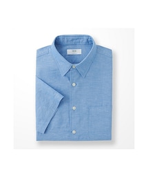 UNIQLO | MEN リネンコットンシャツ（半袖）(シャツ/ブラウス)