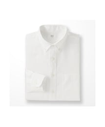 UNIQLO | MEN プレミアムリネンシャツ（ボタンダウンカラー・長袖）(シャツ/ブラウス)
