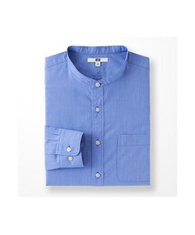 UNIQLO | MEN エクストラファインコットンブロードスタンドカラーシャツ（長袖）(シャツ/ブラウス)