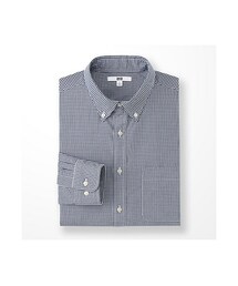 UNIQLO | MEN エクストラファインコットンブロードチェックシャツ（長袖）(シャツ/ブラウス)