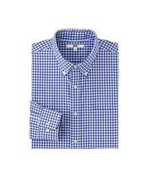 UNIQLO | MEN エクストラファインコットンブロードチェックシャツ（長袖）＋E(シャツ/ブラウス)