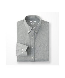 UNIQLO | MEN コンフォートジャージーシャツ（スリムフィット・長袖）(シャツ/ブラウス)