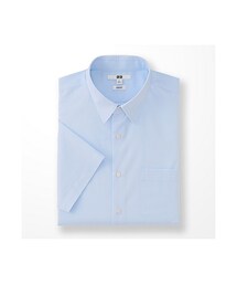 UNIQLO | MEN ドライイージーケアスリムフィットドビーシャツ（半袖）(シャツ/ブラウス)