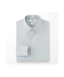 UNIQLO | MEN ファインクロスストレッチスリムフィットブロードシャツ（長袖）(シャツ/ブラウス)