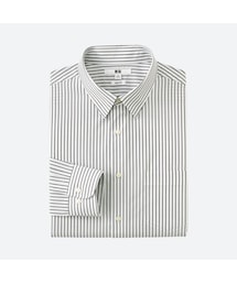UNIQLO | ファインクロスストレッチスリムフィットストライプシャツ（長袖）(シャツ/ブラウス)