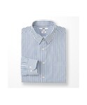 ユニクロ | MEN ファインクロスストレッチスリムフィットストライプシャツ（長袖）(Shirts)