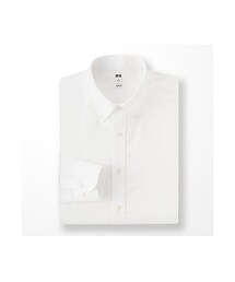 UNIQLO | MEN ファインクロスストレッチスリムフィットオックスフォードシャツ（長袖）(シャツ/ブラウス)
