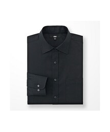 UNIQLO | MEN ファインブロードシャツ（セミワイドカラー・長袖）＋E(シャツ/ブラウス)