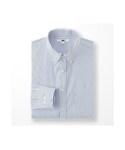 ユニクロ | MEN ファインクロスストライプシャツ（長袖）(Shirts)