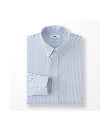 UNIQLO | MEN スーパーノンアイロンストライプシャツ（長袖）＋(シャツ/ブラウス)