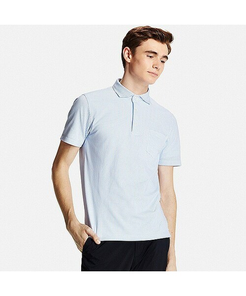 UNIQLO（ユニクロ）の「MEN ドライシャツカラーポロシャツ（セミワイド