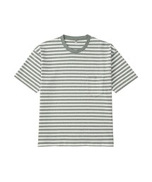 UNIQLO | MEN ビッグシルエットボーダーT（半袖）(Tシャツ/カットソー)